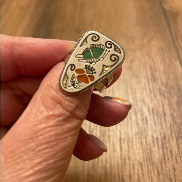 Carolyn Pollack Relios RNL Laconsello Zuni Inlay Ring🌵 - Picture 3 of 10